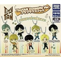 BTS タイニータン　プラプラマスコット　bts ダイナマイト　ガチャ BTS【TinyTAN Dynamite Ver. プラプラマスコット】全国のガチャ